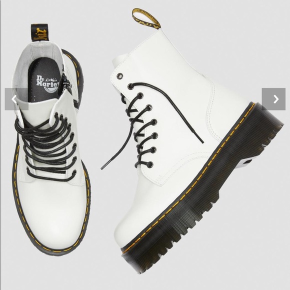 Dr. Marten’s White Jadon boots - Picture 4 of 9